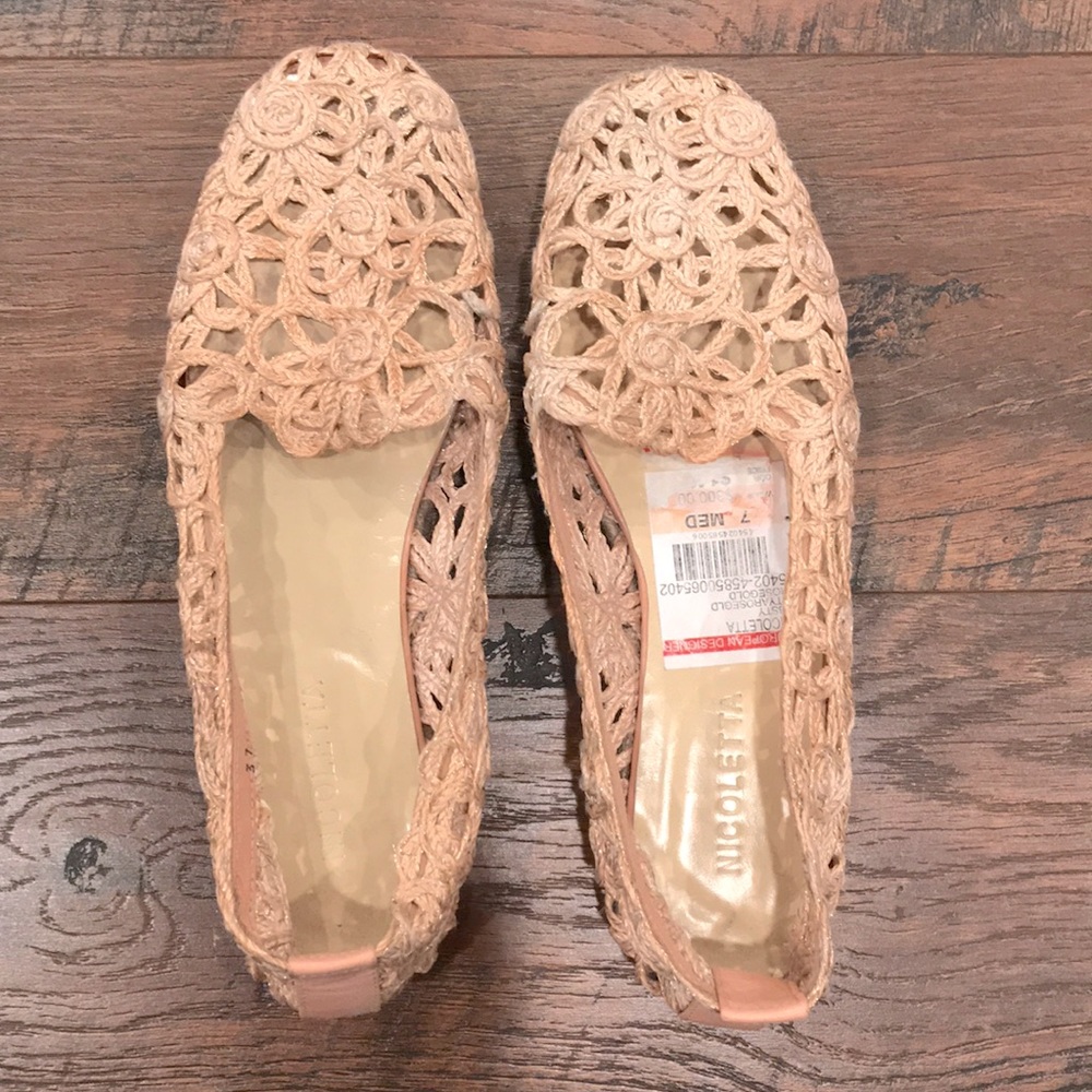 Rose Gold Nicoletta Espadrille sandals